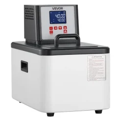 VEVOR Laboratory High-Temperature Circulating Oil Bath, Up to 300℃/572℉, 6 L Lab Constant Temperature Heating Tank, 0.1℃ High Precision, Internal and External Dual Circulation, for Laboratory