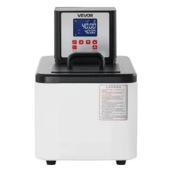 VEVOR Laboratory High-Temperature Circulating Oil Bath, Up to 300℃/572℉, 6 L Lab Constant Temperature Heating Tank, 0.1℃ High Precision, Internal and External Dual Circulation, for Laboratory