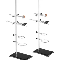 VEVOR Lab Stand Support, Laboratory Retort Support Stand 2 Sets, Steel Lab Stand 23.6