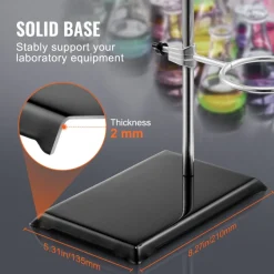 VEVOR Lab Stand Support, Laboratory Retort Support Stand 2 Sets, Steel Lab Stand 23.6