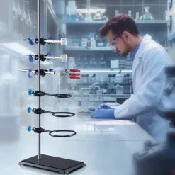 VEVOR Lab Stand Support, Laboratory Retort Support Stand Set, Steel Lab Stand 23.6