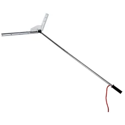 VEVOR Lake Weed Cutter, Pond Aquatic Plant Cutting Tool with 37 in Max. Cut Width, Sharp and Heavy-Duty Steel Blades, Pond Rake with 30 ft Throw Rope, for Cattail, Phragmites, Lilly Pads & Chara