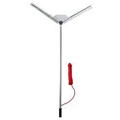 VEVOR Lake Weed Cutter, Pond Aquatic Plant Cutting Tool with 37 in Max. Cut Width, Sharp and Heavy-Duty Steel Blades, Pond Rake with 30 ft Throw Rope, for Cattail, Phragmites, Lilly Pads & Chara
