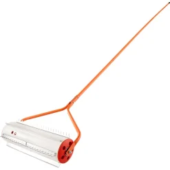 VEVOR Lake Weed Roller, 18 ft Lake & Pond Weed Removal Tool, Muck Razer Aquatic & Sludge Tiller, Rid Roots and Muck Buildup, 6 Preassembled Stainless Steel Blades, 5 Aluminum Handles, Easy Assembly