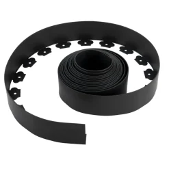 VEVOR Landscape Edging, 33 ft x 4 in Plastic Garden Border Edging with 30 Spikes & 2 Ground Stakes, No Dig, Flexible Lawn Edgings Roll, UV-Resistant Mini Fence Borders for Flower Beds Yard Paver