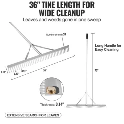 VEVOR Landscape Rake, 36