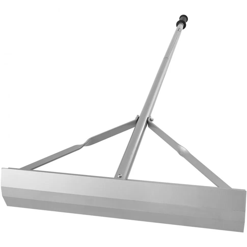 VEVOR Landscape Rake, 60 inch Handle 20 inch Wide Head, Large Heavy Duty Aluminum Landscaping Level, Asphalt Rake Tool for Asphalt & Land Leveling, Concrete Paving, Sand Flattening, No Teeth