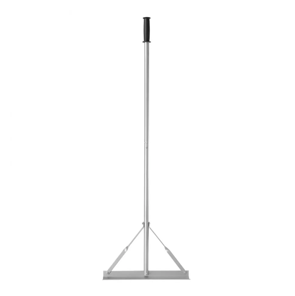 VEVOR Landscape Rake, 60 inch Handle 20 inch Wide Head, Large Heavy Duty Aluminum Landscaping Level, Asphalt Rake Tool for Asphalt & Land Leveling, Concrete Paving, Sand Flattening, No Teeth