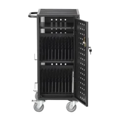VEVOR Laptop Cart, 20 Device Mobile Charging Cart, Up to 15.6 in Screen Size, Office and Classroom Mobile Charging Cart, for Chromebook, Tablet and Laptop