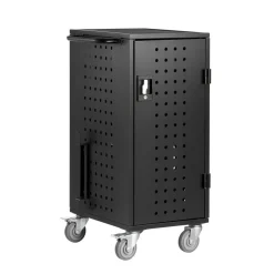 VEVOR Laptop Cart, 20 Device Mobile Charging Cart, Up to 15.6 in Screen Size, Office and Classroom Mobile Charging Cart, for Chromebook, Tablet and Laptop