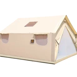 VEVOR Large Canvas Tent 12x14ft, Wall Tent with PVC Storm Flap, Canvas Wall Tents Waterproof, Canvas Camping Tents With Stove Hole for 8-10 people Outdoor Party Hiking Barbecue