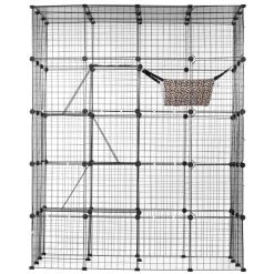 VEVOR Large 4-tier Cat Cage, 54 x 41 x 69