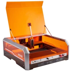 VEVOR Laser Engraver, 20W, Laser Engraving and Cutting Machine with Enclosure Camera, Laser Cutter, 15.7 x 15.7 in Working Area, 30000 mm/min, for Wood, Leather, Glass, Paper, Certain Metal, Class 1