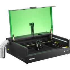 VEVOR Laser Engraver, 20W, Laser Engraving and Cutting Machine with Enclosure Camera, Laser Cutter, 36000 mm/min, 19.7 x 12.6 in Working Area, for Wood, Leather, Glass, Paper, Certain Metal, Class 1