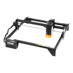 VEVOR Laser Engraver, 10W Output, Laser Engraving Cutter Machine, 14.9 x 15.7 in/38 x 40 cm Working Area, 10000 mm/min Movement Speed, Compressed Spot with Eye Protection, for Wood, Certain Metal