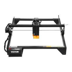 VEVOR Laser Engraver, 10W Output, Laser Engraving Cutter Machine, 14.9 x 15.7 in/38 x 40 cm Working Area, 10000 mm/min Movement Speed, Compressed Spot with Eye Protection, for Wood, Certain Metal