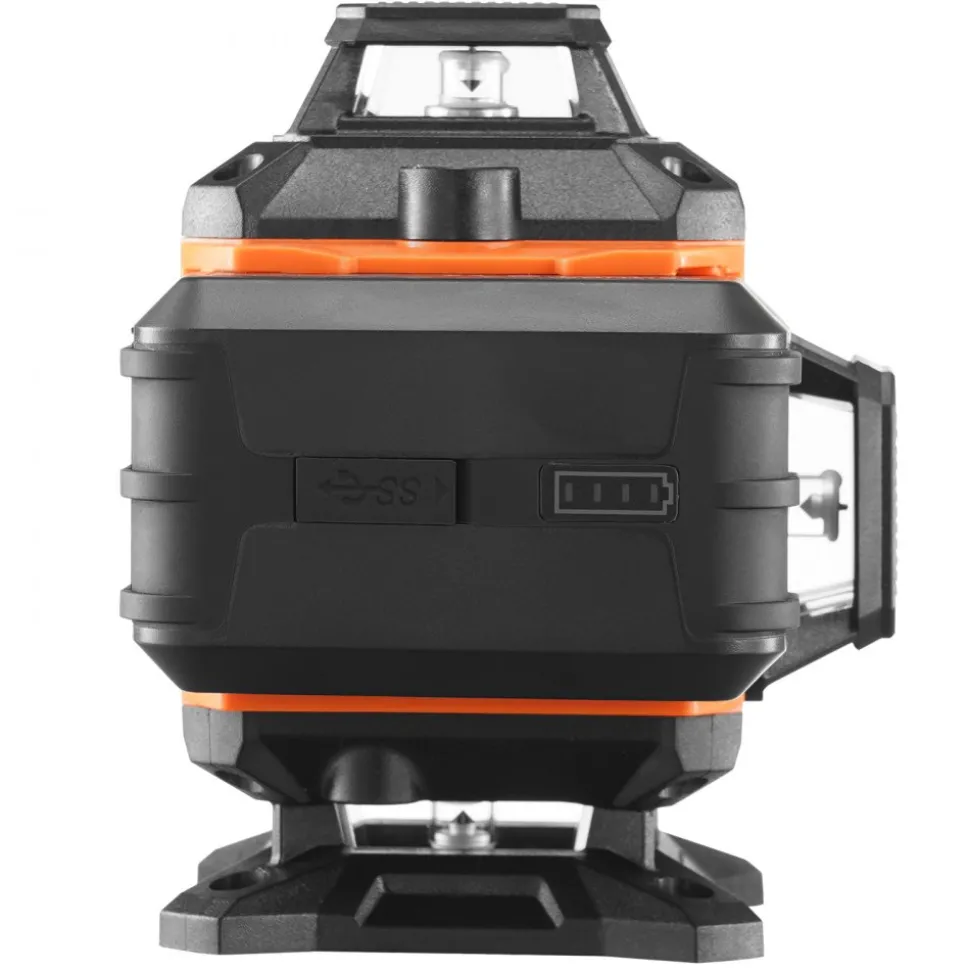 VEVOR Laser Level, 100ft, Self Leveling Manual Green 4 x 360° Cross 16 Line Laser, IP54 Waterproof Manual Self-leveling Mode & 5h Continuous Working Time Line Laser, Battery Include