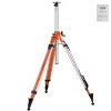 VEVOR Laser Level Tripod Stand, 5/8"-11 Thread Mount, 45.07-114.37 inch Height Adjustment Heavy Duty Survey Tripod, with Level Bubble & Diffusion Limiter , Liftable Non-Skid Feet for Construction