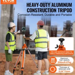 VEVOR Laser Level Tripod Stand, 5/8