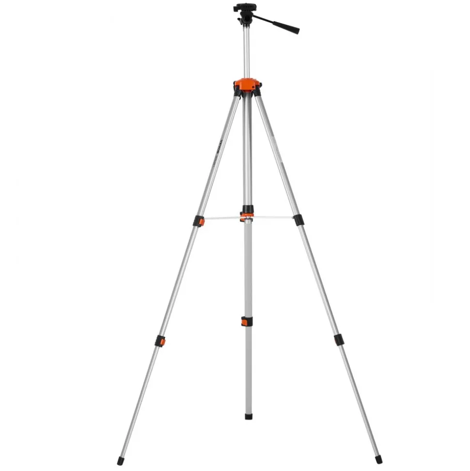 VEVOR Laser Level Tripod, ¼ x 20 Thread Mount, 27.36-68.11 inch Height Adjustment with Integrated Level Bubble Lightweight Laser Scanner Stand, Retractable Legs Aluminum Tripod for Stable Measurement