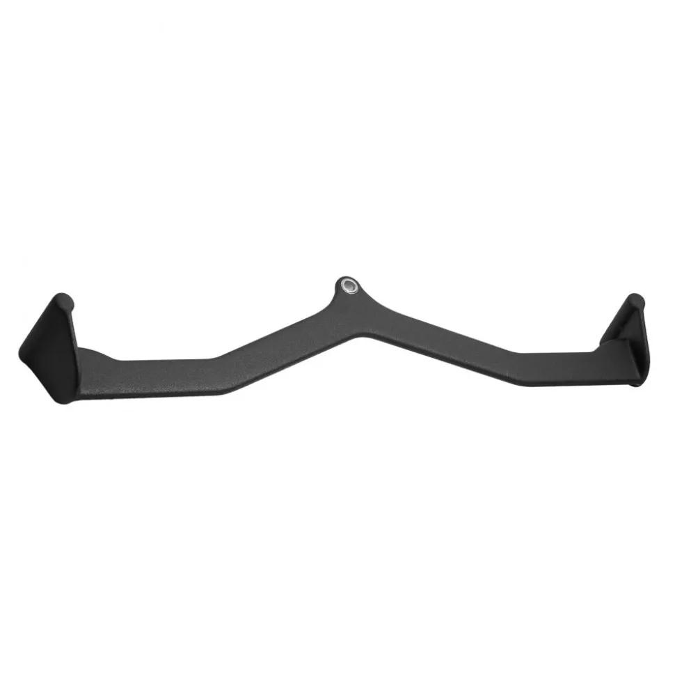 VEVOR LAT Pulldown Attachment, Cable Machine Rowing V-bar Attachment, Tricep Pull Down Bar, Back Strength Training Rubber Coated Handle Grip, Bicep Curl Tricep Lat Pulldown Bar for Home Gym Fitness