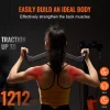 VEVOR LAT Pulldown Attachments, Cable Machine Rowing T-bar V-bar 5 Set, Tricep Pull Down Bar, Back Strength Training Rubber Coated Handle Grip, Bicep Curl Tricep Lat Pulldown Bar for Home Gym Fitness