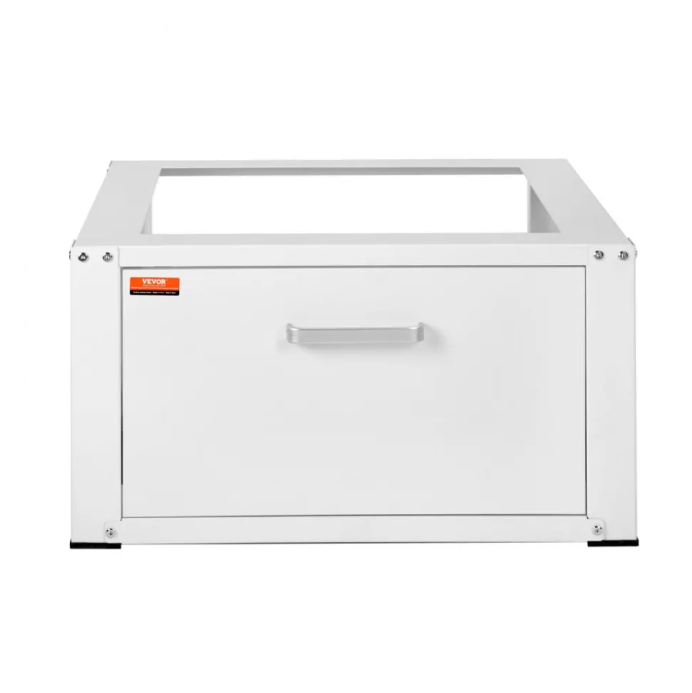 VEVOR Laundry Pedestal 27" Wide 14.4" Height, Washer And Dryer Base Stand Platform Universal Fit 660lbs Capacity, Heavy Duty Multi-Functional Base for Washing Machine with Drawer & Rich Accessories