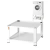 VEVOR Laundry Pedestal with Storage Shelf, 28"Lx28" Wx16" H, Washer And Dryer Base Stand Platform Universal Fit 660lbs Capacity, Heavy Duty Steel Multi-Functional Base for Washing Machine