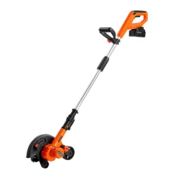 VEVOR Lawn Edger, 8.8-inch Blade Length, Battery Powered Cordless Edger Lawn Tool, with 3-Position Blade Depth, 4000 mAh Battery and Charger Included, for Lawns, Driveways, Yards, and Sidewalk Edges