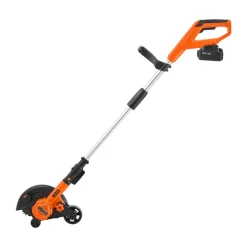 VEVOR Lawn Edger, 8.8-inch Blade Length, Battery Powered Cordless Edger Lawn Tool, with 3-Position Blade Depth, 4000 mAh Battery and Charger Included, for Lawns, Driveways, Yards, and Sidewalk Edges