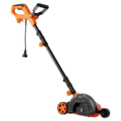 VEVOR Lawn Edger, 8-inch Blade Length, 12 Amp Electric Edger Lawn Tool, 4000 RPM, with 3-Position Blade Depth, 65 Mn, Pivoting Handle, Dual Wheels, for Lawns, Driveways, Yards, and Sidewalk Edges