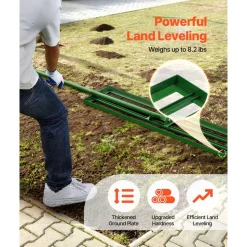 VEVOR Lawn Leveling Rake, 48"x10" Level Lawn Tool, Heavy-duty Lawn Leveler with 78" Steel Extended Handle, Yard Leveling Rake Suit for Garden, Golf Lawn, Farm