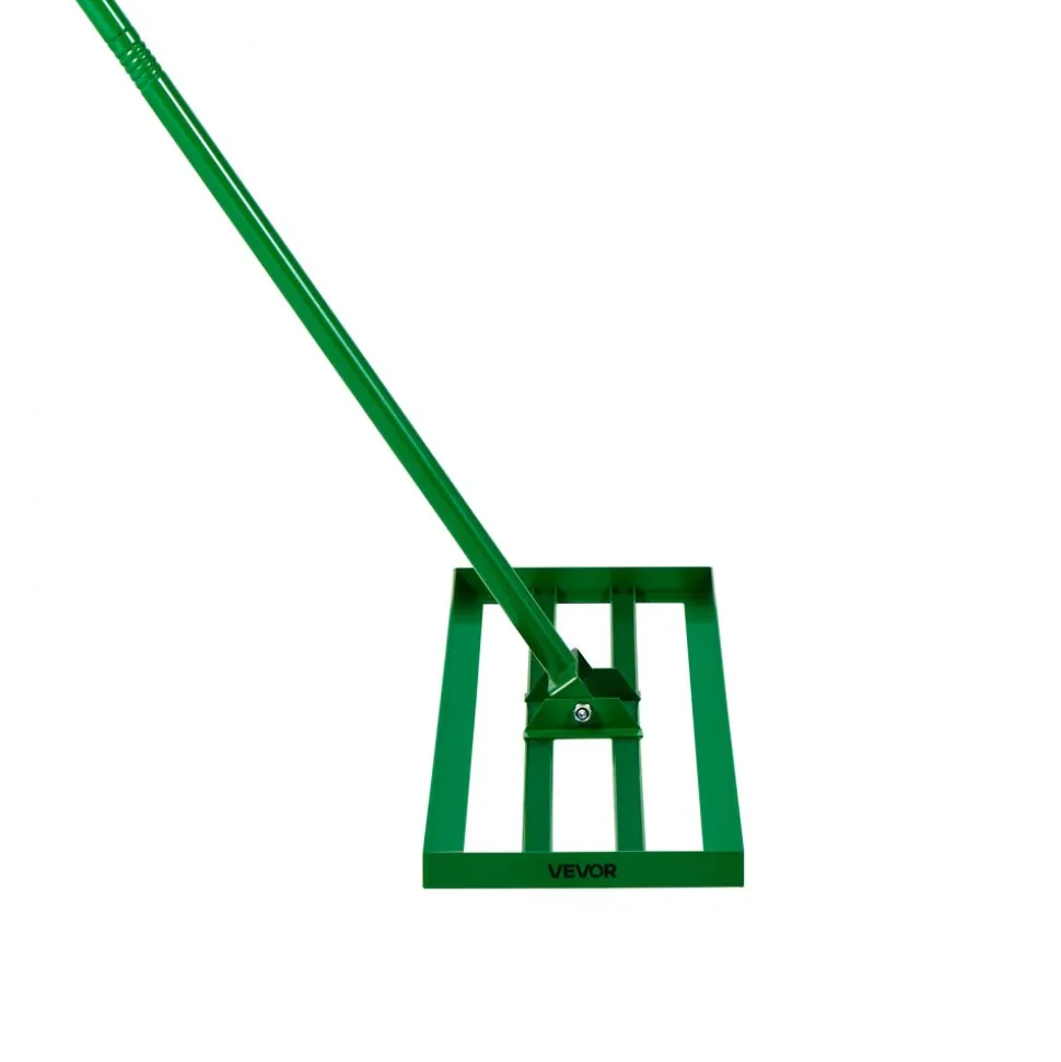 VEVOR Lawn Leveling Rake, 48"x10" Level Lawn Tool, Heavy-duty Lawn Leveler with 78" Steel Extended Handle, Yard Leveling Rake Suit for Garden, Golf Lawn, Farm