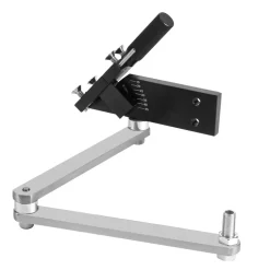 VEVOR Lawn Mower Blade Sharpener and Balancer, 15° - 45° Adjustable Lawnmower Blade Sharpening Tool with 4 Adapter Pins, Ball Bearings & 25mm Enlarged Handle, Compatible with Most Angle Grinders
