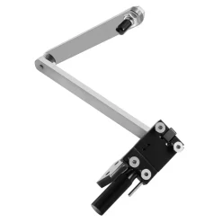 VEVOR Lawn Mower Blade Sharpener and Balancer, 15° - 45° Adjustable Lawnmower Blade Sharpening Tool with 4 Adapter Pins, Ball Bearings & 25mm Enlarged Handle, Compatible with Most Angle Grinders
