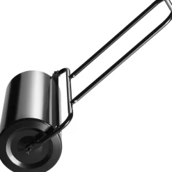 VEVOR Lawn Roller, 17 Gallon Sand/Water Filled Yard Roller, Steel Sod Roller with Easy-turn Plug and U-Shaped Ergonomic Handle for Convenient Push and Pull, for Lawn, Garden, Farm, Park, Black