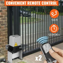 Vevor 3300lbs Automatic Sliding Gate Opener Driveway Operator Infrared Sensor