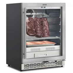 VEVOR 99 LBS Dry Aging Fridge for Steaks, Dry Ager Refrigerator for Meat with Precise Temperature & Humidity Control, Freestanding & Under Counter Beef Aging Machine for Home Kitchen Restaurant Hotel