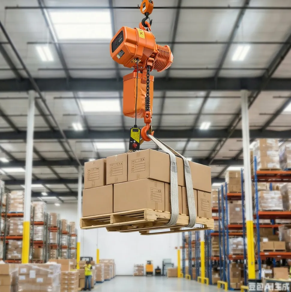 VEVOR 4400 lbs Electric Chain Hoist, 20 ft Lifting Height, Three-Phase Overhead Crane with 328 ft Wireless Remote Control, Single G100 Chain Electric Lift Hoist for Factories, Warehouses, Garages