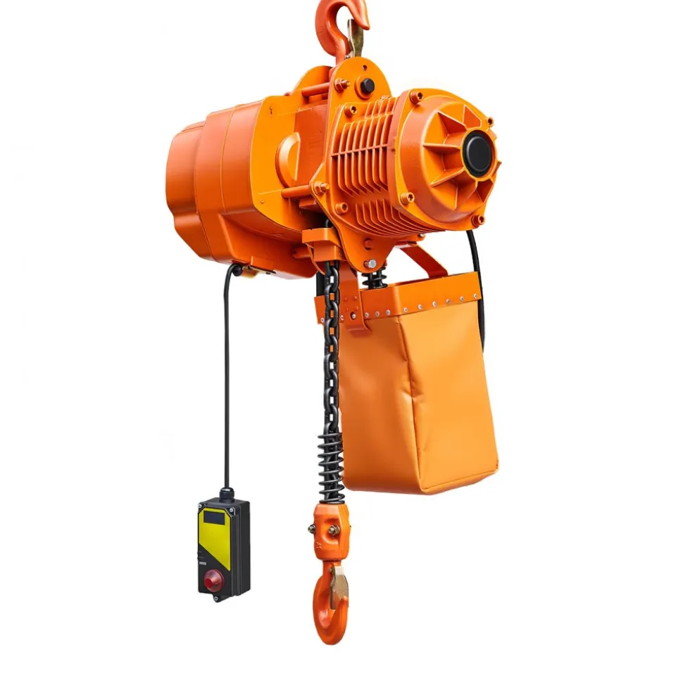 VEVOR 4400 lbs Electric Chain Hoist, 20 ft Lifting Height, Three-Phase Overhead Crane with 328 ft Wireless Remote Control, Single G100 Chain Electric Lift Hoist for Factories, Warehouses, Garages