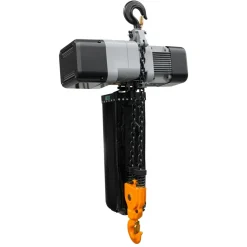 VEVOR 11000 lbs Electric Chain Hoist 30 ft Lift Three-Phase Overhead Crane, Double G100 Chain with 328 ft Wireless & 27 ft Wired Remote Control, 208-240V/440-480V, for Factories, Warehouses, Garages