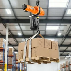 VEVOR 2200 lbs Electric Chain Hoist, 10 ft Lifting Height, 120V Single Phase Overhead Crane with 10 ft Wired Remote Control, G100 Chain Electric Lift Hoist for Factories, Warehouses, Garages