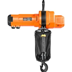 VEVOR 2200 lbs Electric Chain Hoist, 10 ft Lifting Height, 120V Single Phase Overhead Crane with 10 ft Wired Remote Control, G100 Chain Electric Lift Hoist for Factories, Warehouses, Garages