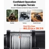 VEVOR 4500 lbs Electric Winch, 12V DC ATV/UTV Winch with Φ0.24 in x 39.4 ft Steel Wire Rope, Wireless & Wired Remote Control, IP54 Waterproof, Roller Fairlead Mount Plate for Towing ATV UTV Off-Road