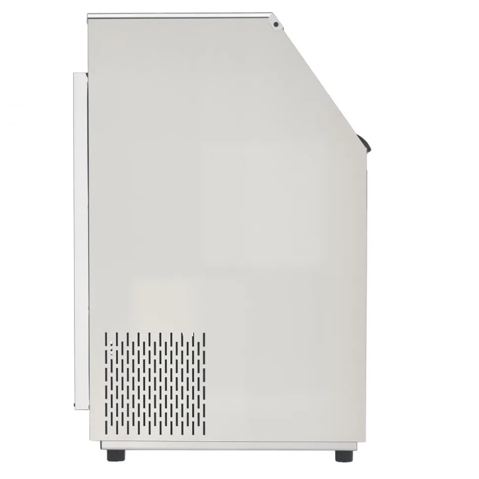 VEVOR 110lbs/24H Commercial Ice Maker Machine, 33lbs Storage Capacity Ice Maker with Drain Pump, 50 Ice Cubes in 15 Minutes, LED Digital Display Freestanding Self-Cleaning for Bar Office Restaurant