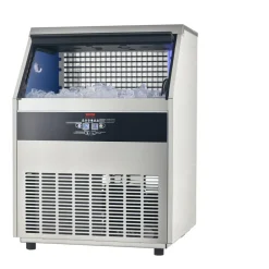 VEVOR 110lbs/24H Commercial Ice Maker Machine, 33lbs Storage Capacity Ice Maker with Drain Pump, 50 Ice Cubes in 15 Minutes, LED Digital Display Freestanding Self-Cleaning for Bar Office Restaurant