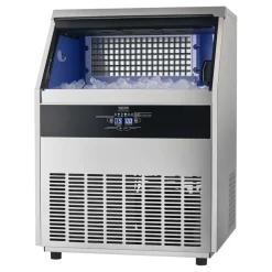 VEVOR 360lbs/24H Commercial Ice Maker Machine, 88lbs Storage Capacity Ice Maker with Drain Pump, 160 Ice Cubes in 15 Minutes, LED Digital Display Freestanding Self-Cleaning for Bar Office Restaurant
