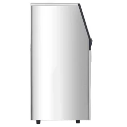 VEVOR 120lbs/24H Commercial Ice Maker Machine, 33lbs Storage Capacity Ice Maker with Drain Pump, 55 Ice Cubes in 15 Minutes, LED Digital Display Freestanding Self-Cleaning for Bar Office Restaurant