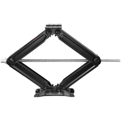 VEVOR 9000 lbs RV Scissor Jacks, 4-23.4 in RV Stabilizer Leveling Scissor Jacks, Set of 2, Heavy Duty Stabilizer Jack with Crank Handle, Socket and Bubble Levels, Not Easily Bent or Deformed