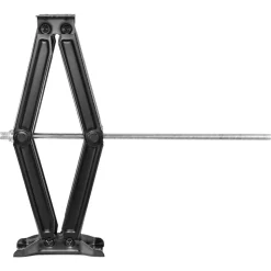 VEVOR 5000 lbs RV Scissor Jacks, 4-23.4 in RV Stabilizer Leveling Scissor Jacks, Set of 2, Heavy Duty Stabilizer Jack with Crank Handle, Socket and Bubble Levels, Not Easily Bent or Deformed